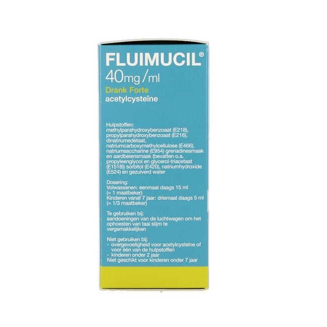 Drank 40mg/ml forte aardbei 200 Milliliter