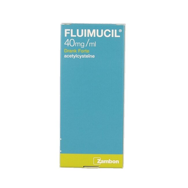 Fluimucil Forte 40 mg/ml solution buvable fraise 200 ml