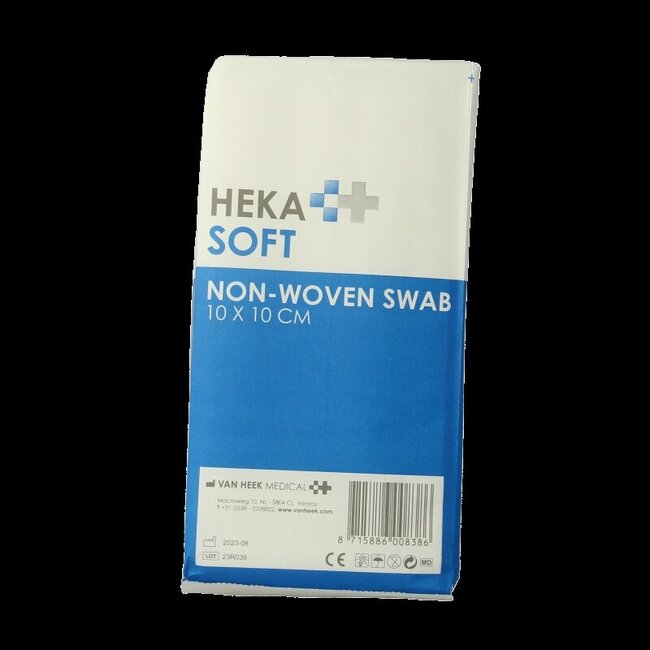 Non-woven kompres 10 x 10cm niet steriel 8 lagen 100 Stuks