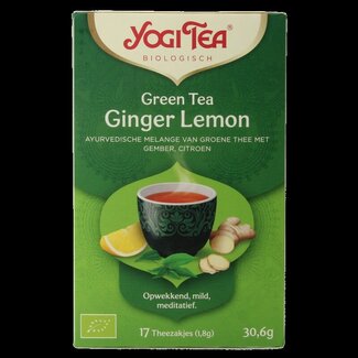 Yogi Tea Thé vert gingembre citron bio 17 sachets