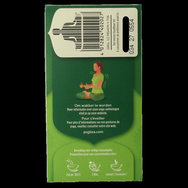 Thé vert gingembre citron bio 17 sachets