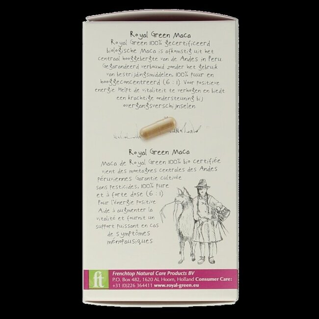 Maca bio 60 Vegetarische capsules