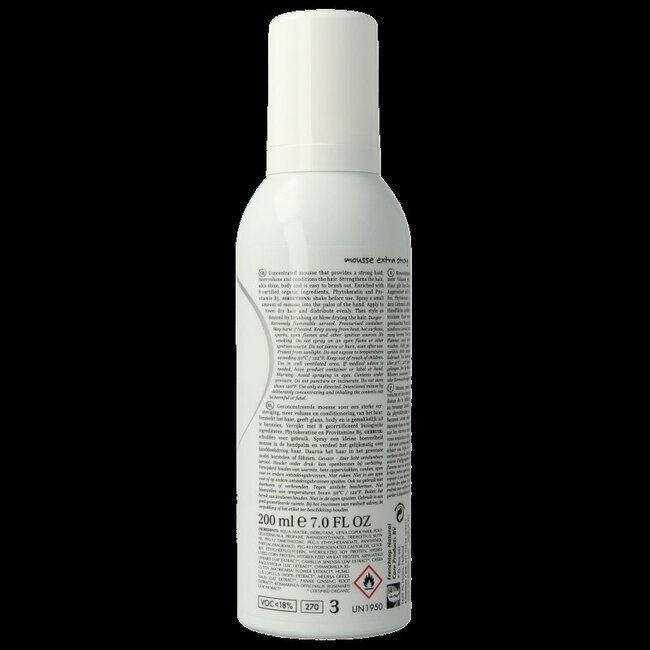 Mousse coiffante botanique extra forte 200 ml