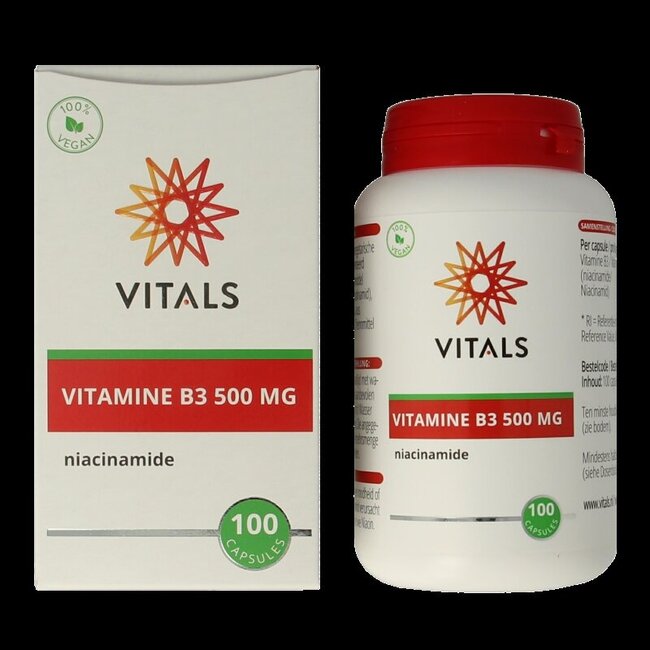 Vitamine B3 niacinamide 500 mg 100 gélules