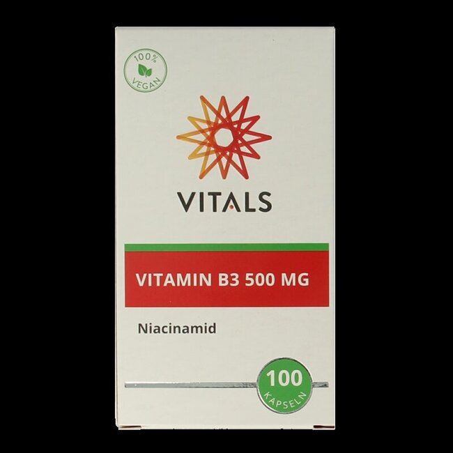 Vitamine B3 niacinamide 500 mg 100 gélules