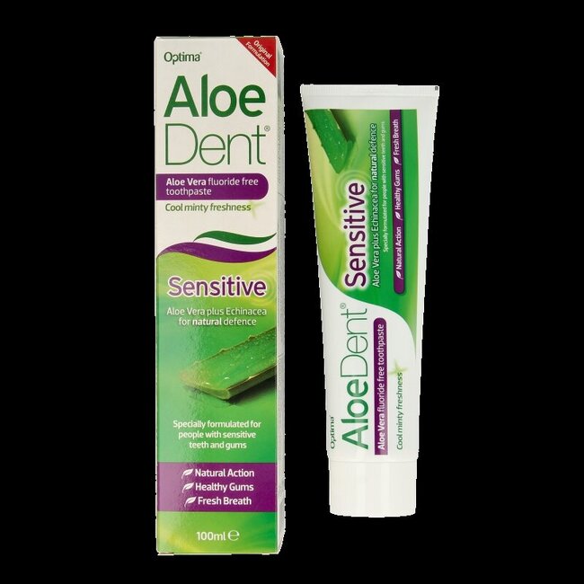 Aloe dent aloe vera tandpasta sensitive 100 Milliliter