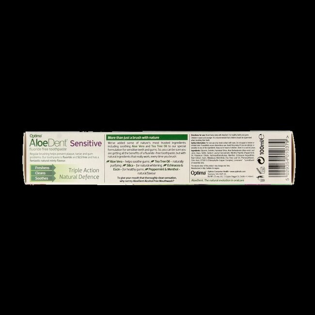 Dentifrice Aloe Dent aloe vera dents sensibles 100 ml