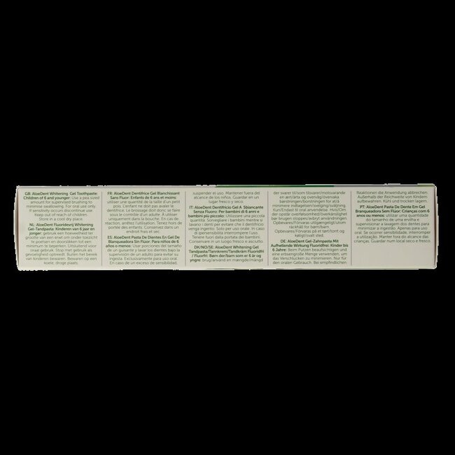 Aloe dent aloe vera tandpasta whitening 100 Milliliter