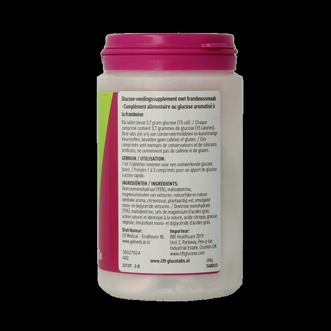Framboos navulpot 50 Tabletten