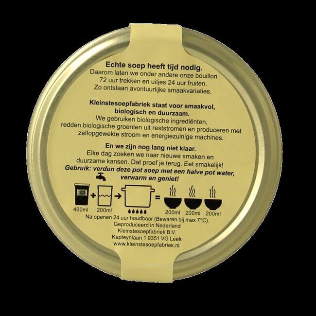 Bouillon de bœuf bio 400 ml