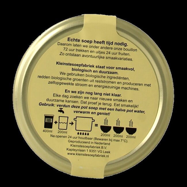 Linzensoep bio 400 Milliliter