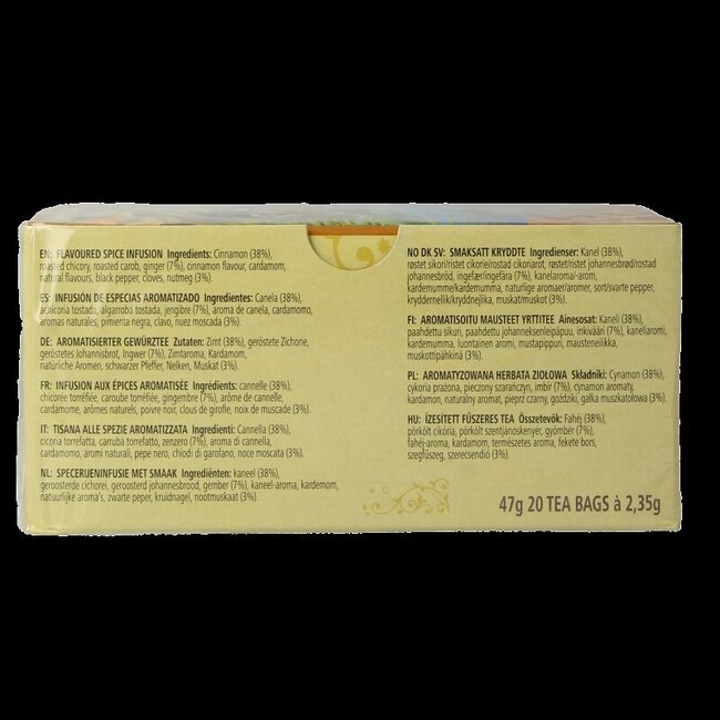 Bengal spice tea 20 Zakjes