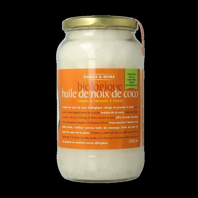 Kokosolie extra virgin glas bio 1 Liter
