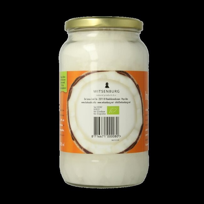Kokosolie extra virgin glas bio 1 Liter