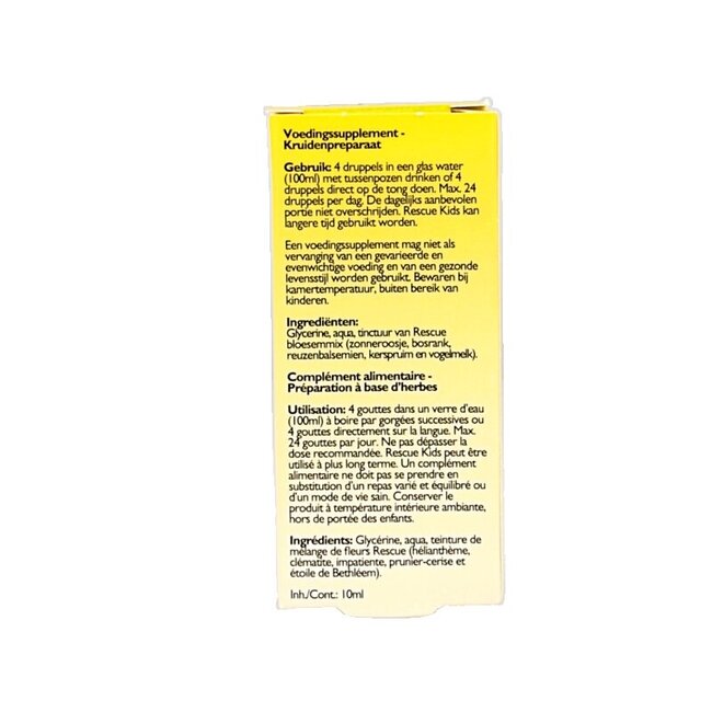 Rescue remedy kids druppels 10 Milliliter