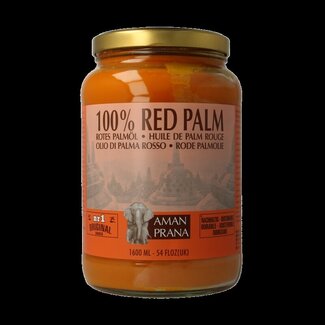 Amanprana Rode palm olie bio 1600 Milliliter