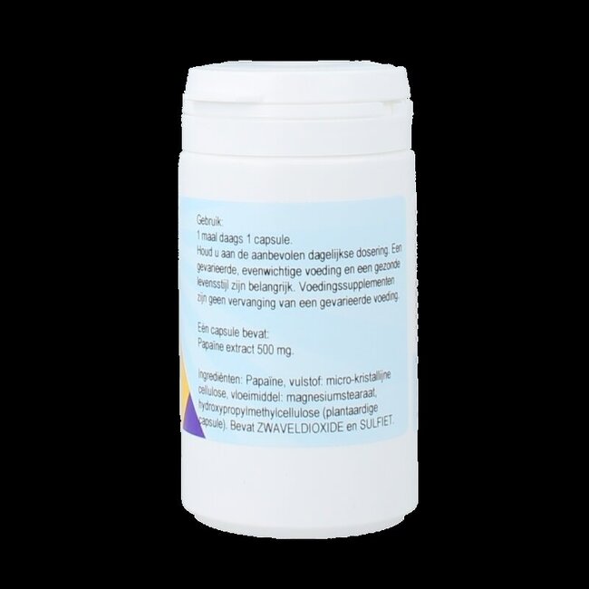 Papaine 500mg 50 Vegetarische capsules