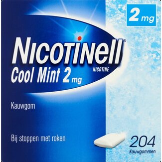 Nicotinell Kauwgom cool mint 2mg 204 Stuks