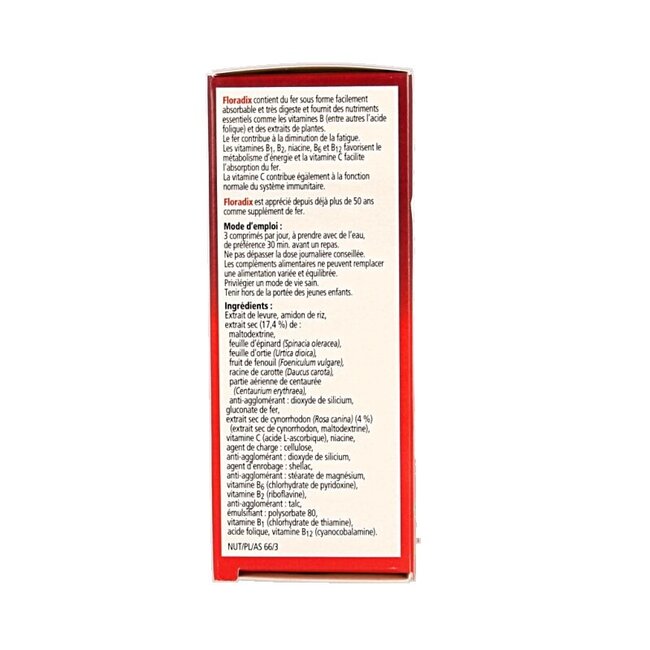 Floradix ijzer tabletten 147 Tabletten