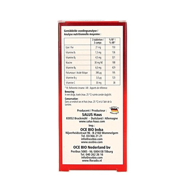 Floradix ijzer tabletten 147 Tabletten