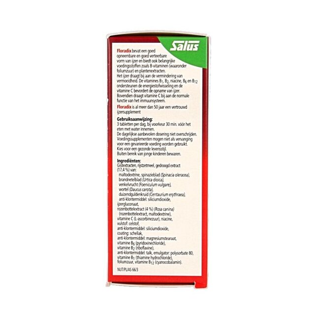 Floradix ijzer tabletten 147 Tabletten