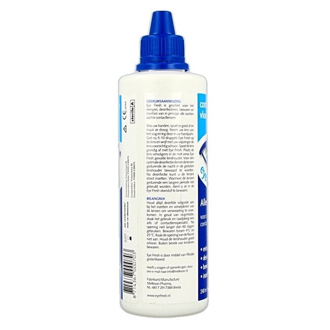 Solution tout-en-un pour lentilles souples 240 ml