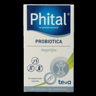 Phital Probiotica daily 60 Vegetarische capsules
