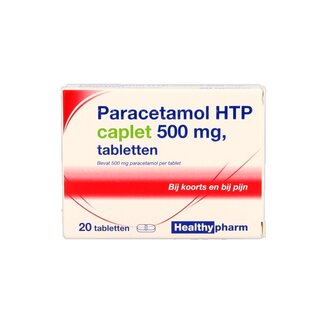 Healthypharm Paracetamol caplet 500 20 Tabletten