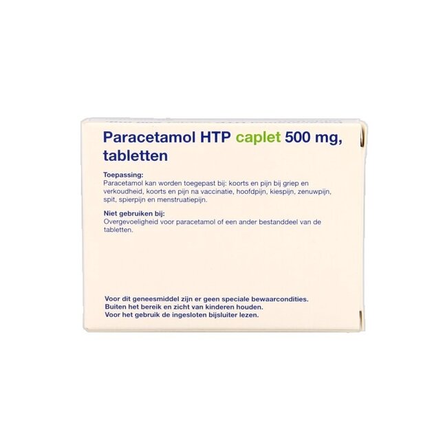 Paracetamol caplet 500 20 Tabletten
