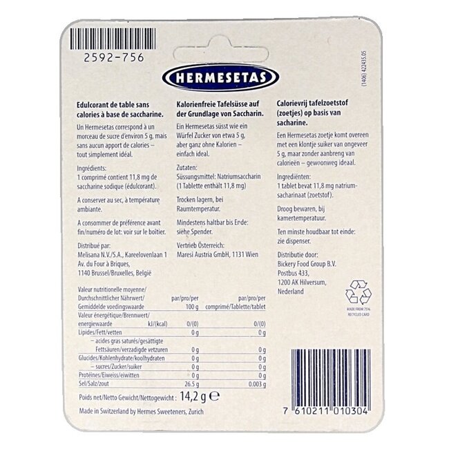 Zoetjes 1200 Tabletten