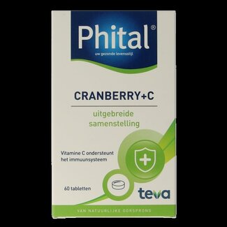 Phital Cranberry + C 60 comprimés