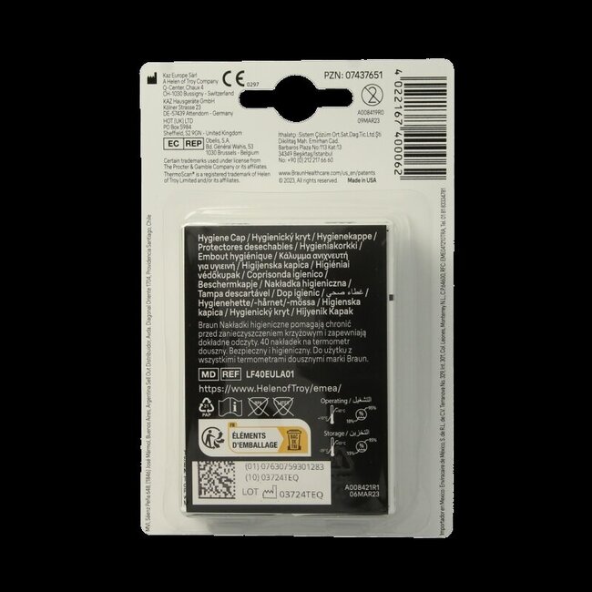 Filtres d'objectif Thermoscan LF40 - 40 pièces