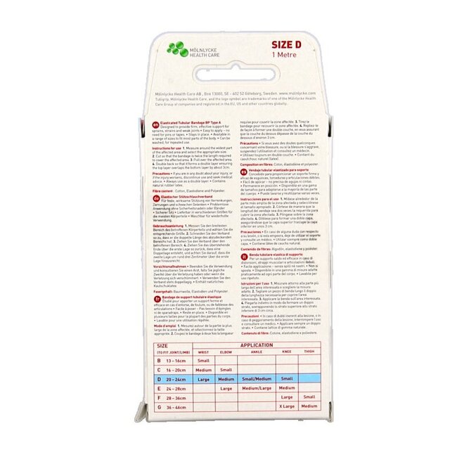 Elastisch buisverband D beige 1546 1 Stuks