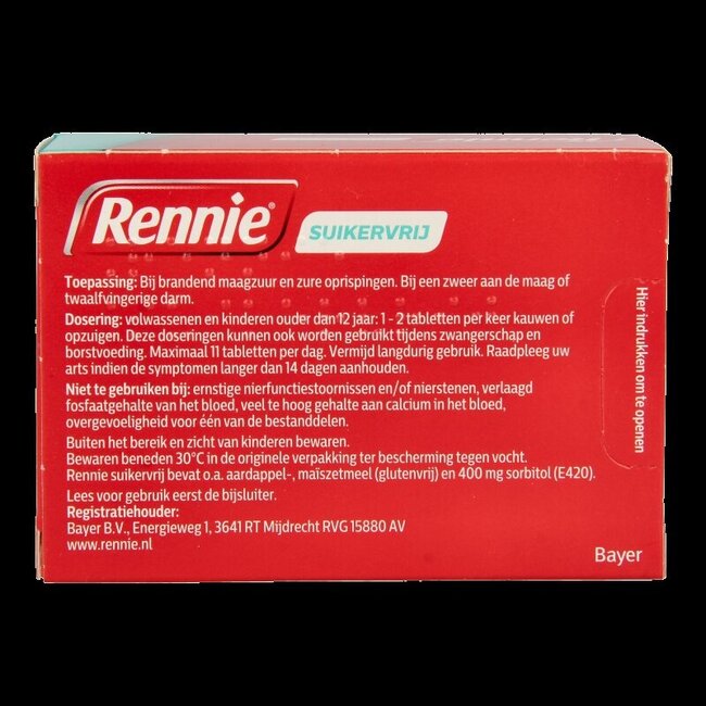 Suikervrij 72 Tabletten