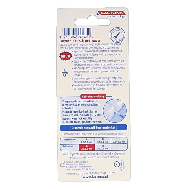 Easygrip type A 2,5-5 mm 6 pièces