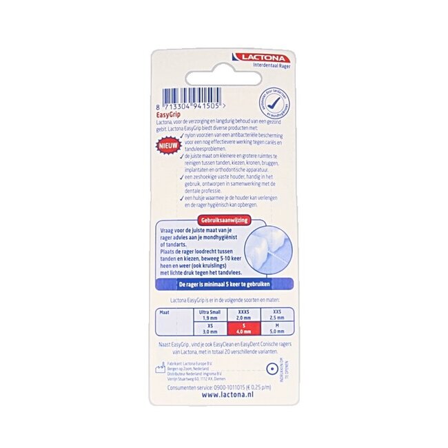 Easygrip S 4,0 mm 6 Pièces