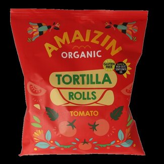 Amaizin Corn rolls tomaat bio 100 Gram
