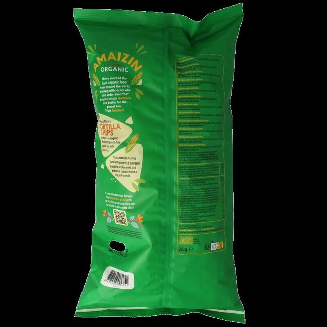 Corn chips natural bio 250 Gram