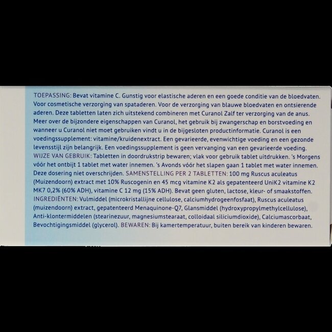 Curanol 40 comprimés