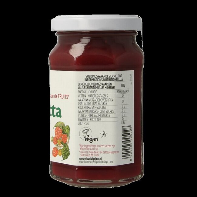 Frambozenjam bio 250 Gram