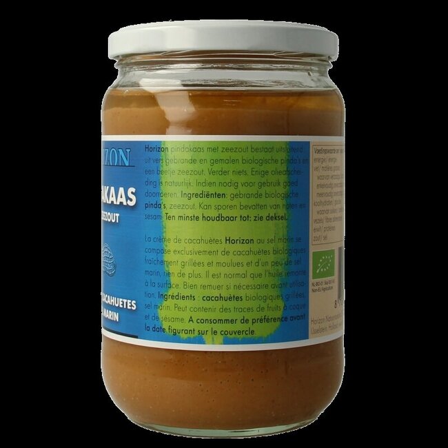 Beurre de cacahuète au sel de mer bio 650 Grammes