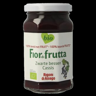 Fiordifrutta Zwarte bessenjam bio 250 Gram