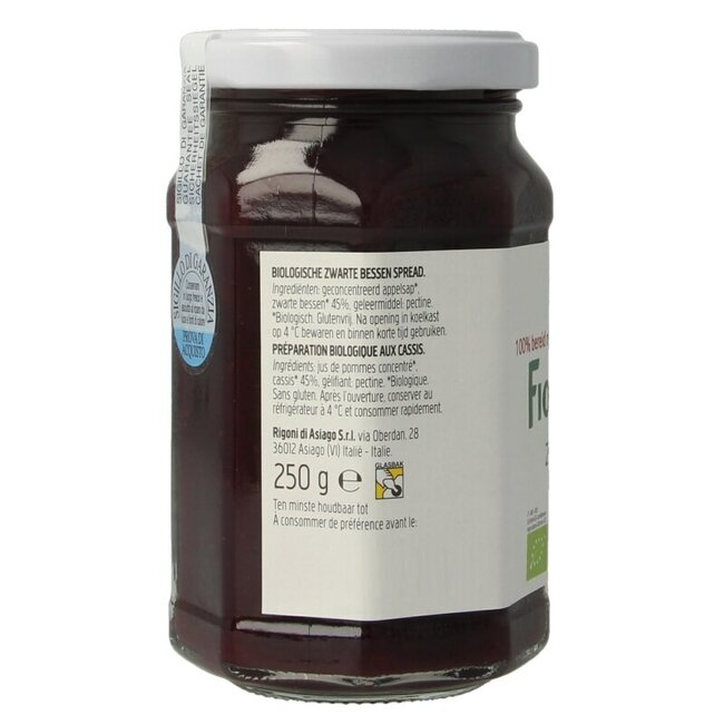 Confiture de cassis bio 250 grammes