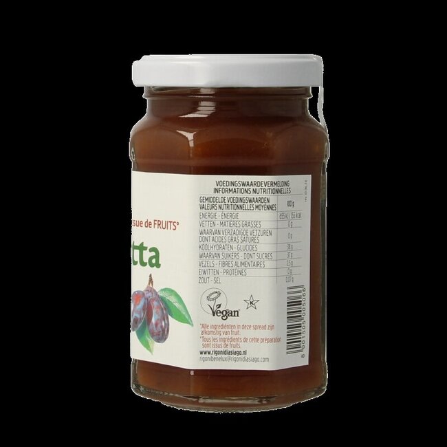 Confiture de prunes bio 250 g