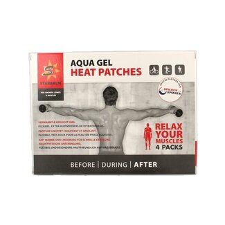 Star balm Aquagel warmtepleister 4 Stuks