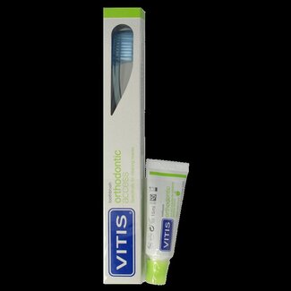 Vitis Brosse à dents Orthodontic Access avec échantillon de dentifrice, 1 set