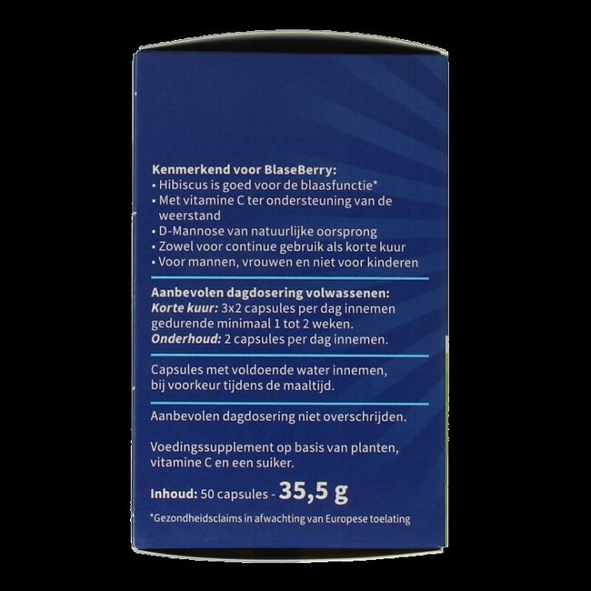 Cranberry D-Mannose & hibiscus 50 Capsules