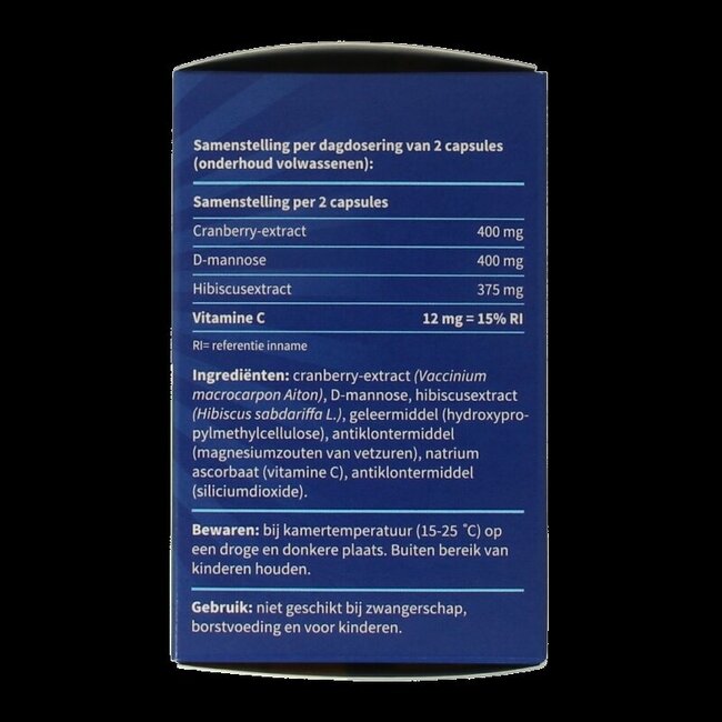 Cranberry D-Mannose & hibiscus 50 Capsules