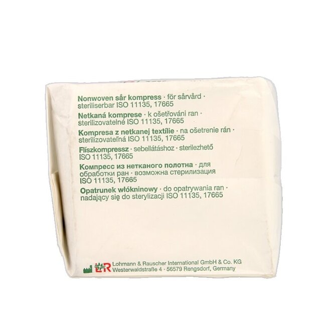 Vlieskompres 10 x 10cm 4-laags 100 Stuks