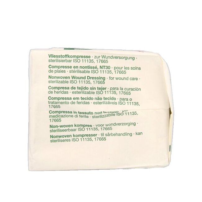 Vlieskompres 10 x 10cm 4-laags 100 Stuks